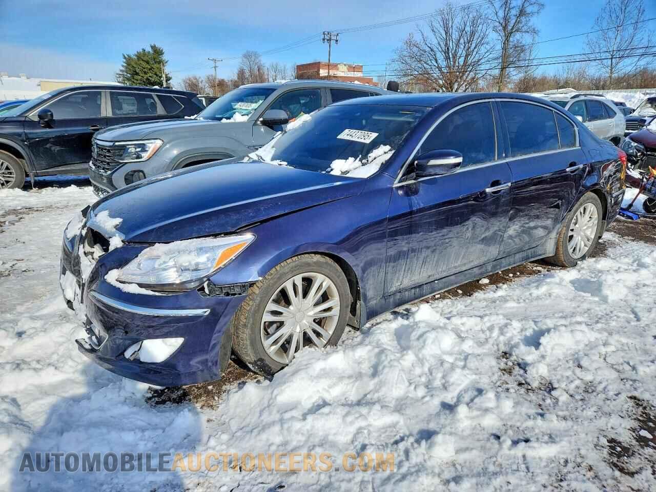 KMHGC4DD2CU207251 HYUNDAI GENESIS 2012