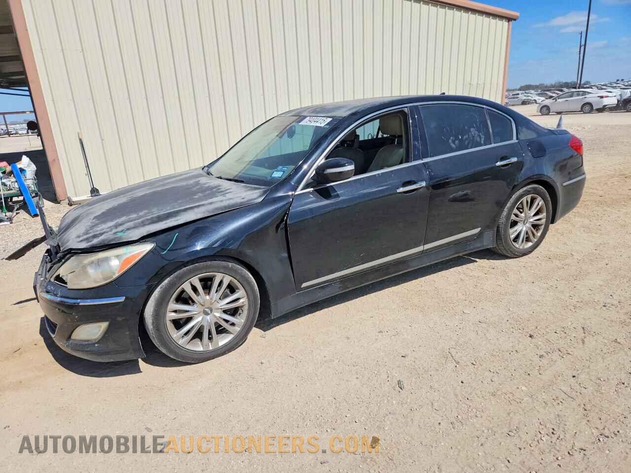 KMHGC4DD3CU160974 HYUNDAI GENESIS 2012