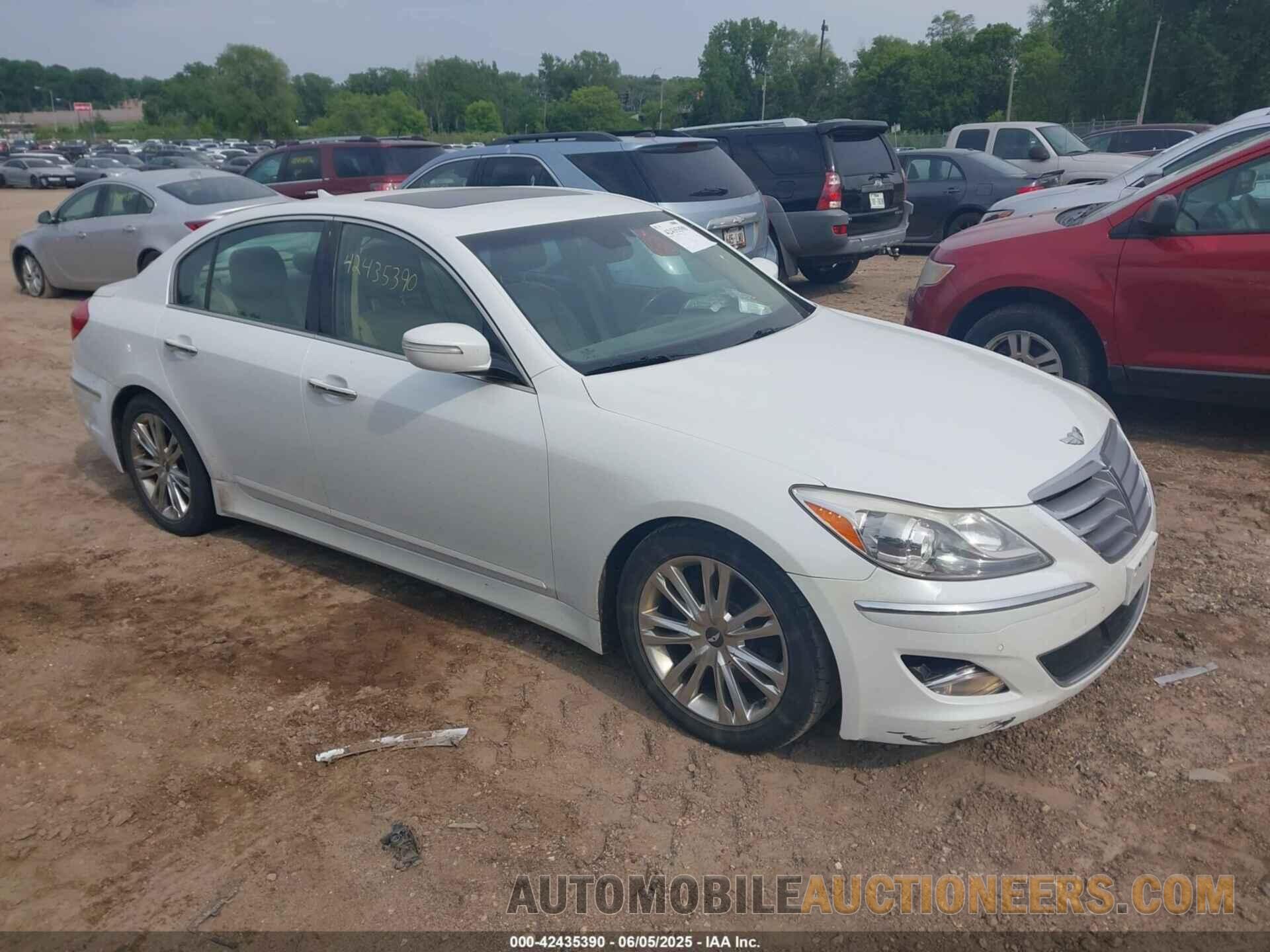 KMHGC4DD5CU167103 HYUNDAI GENESIS 2012