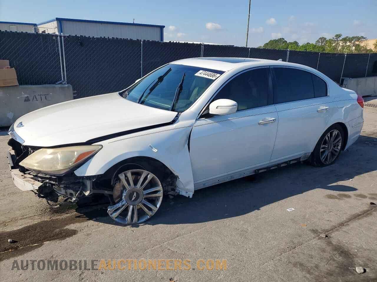 KMHGC4DD5CU180174 HYUNDAI GENESIS 2012