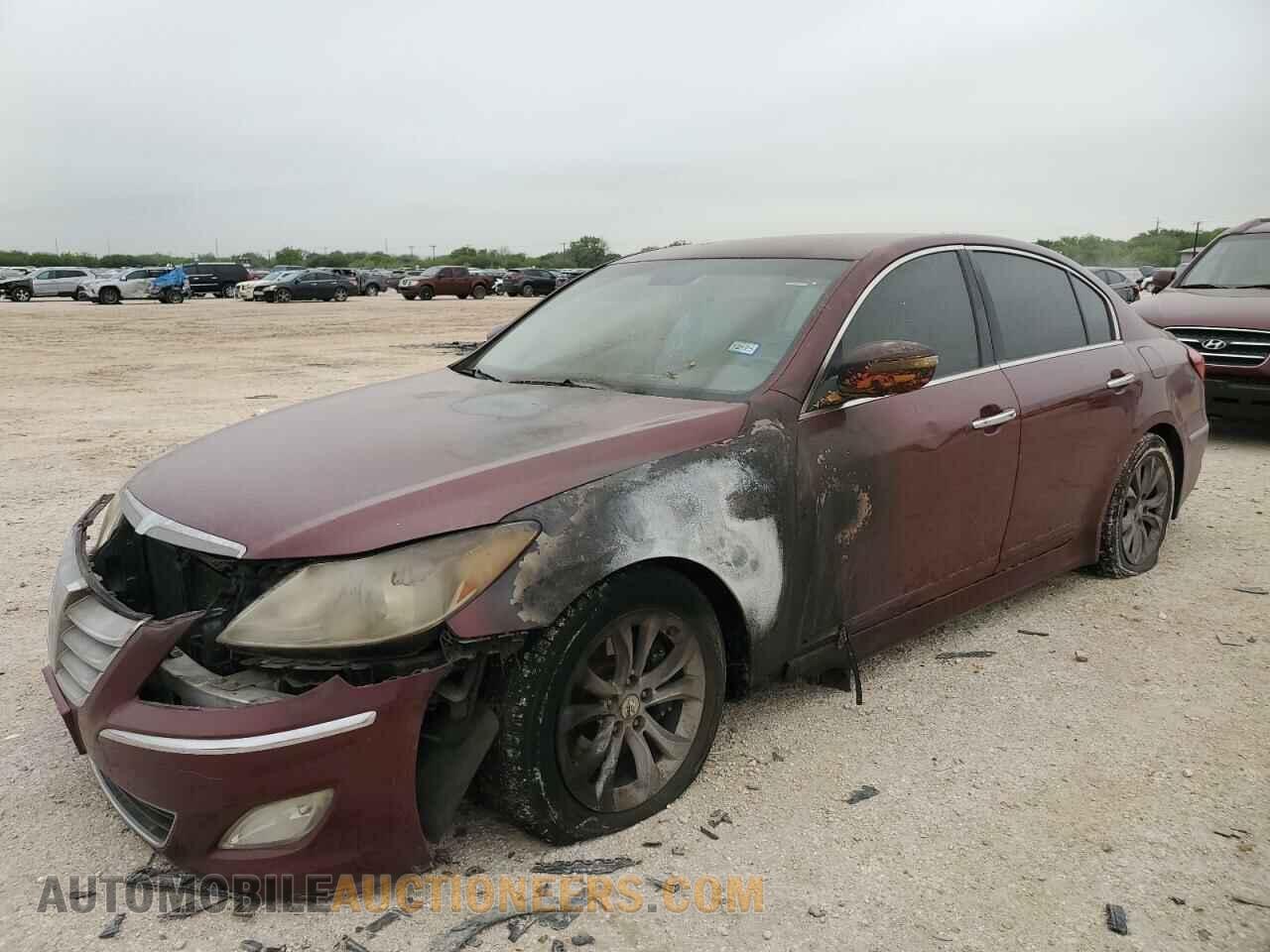 KMHGC4DD5CU192261 HYUNDAI GENESIS 2012