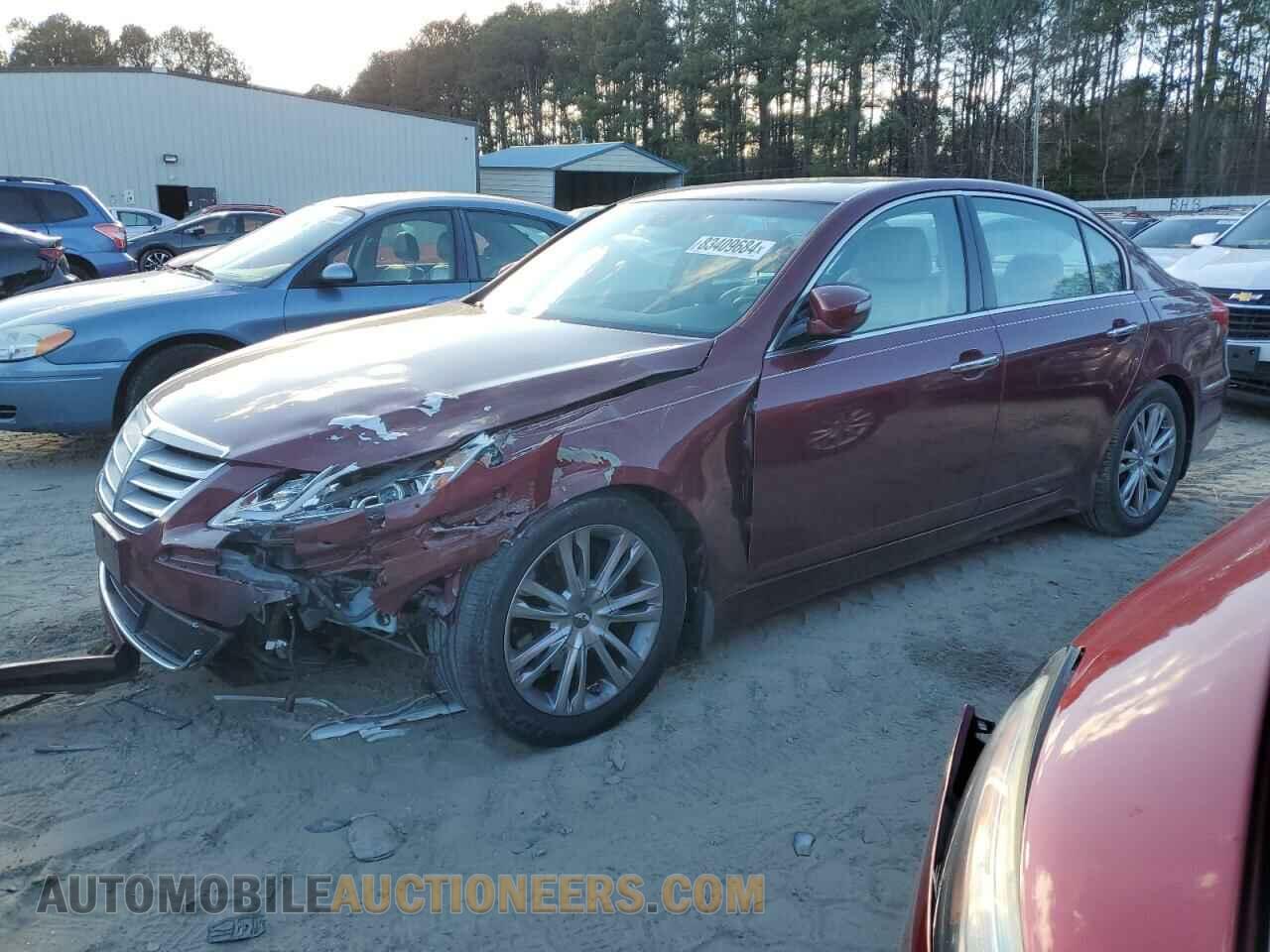 KMHGC4DD7CU199504 HYUNDAI GENESIS 2012