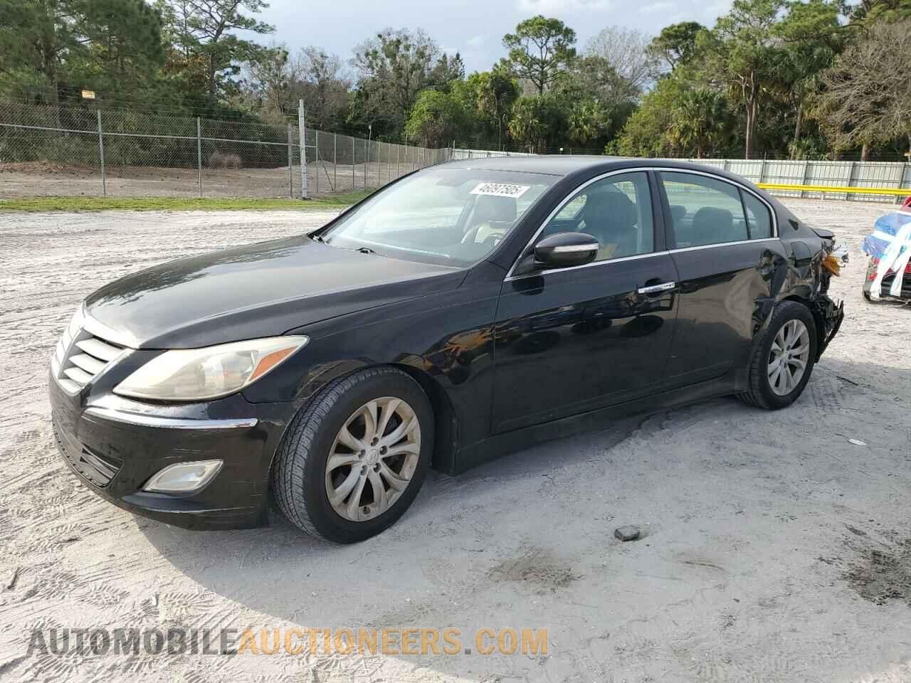 KMHGC4DD8CU196126 HYUNDAI GENESIS 2012