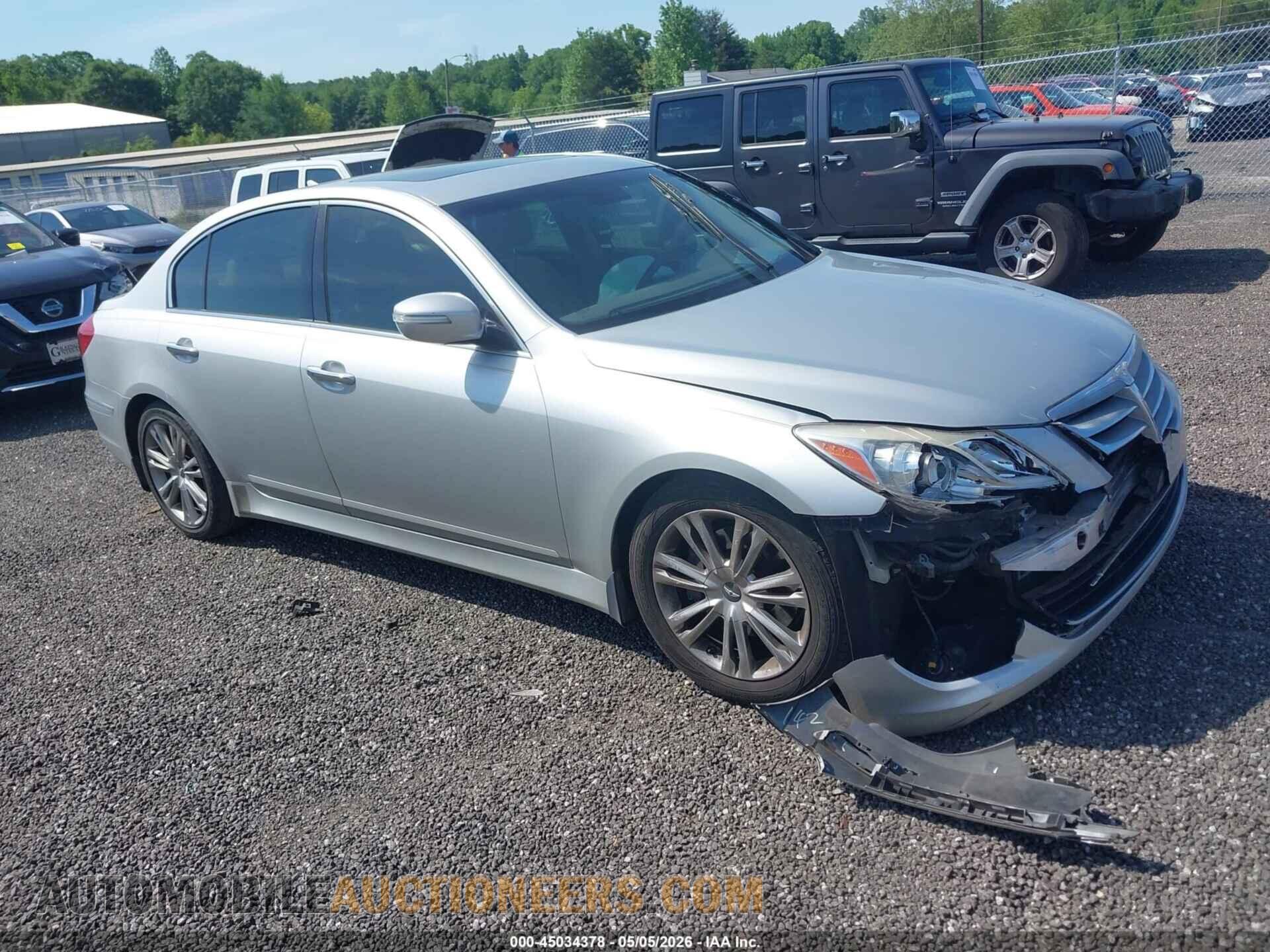 KMHGC4DD9CU196622 HYUNDAI GENESIS 2012