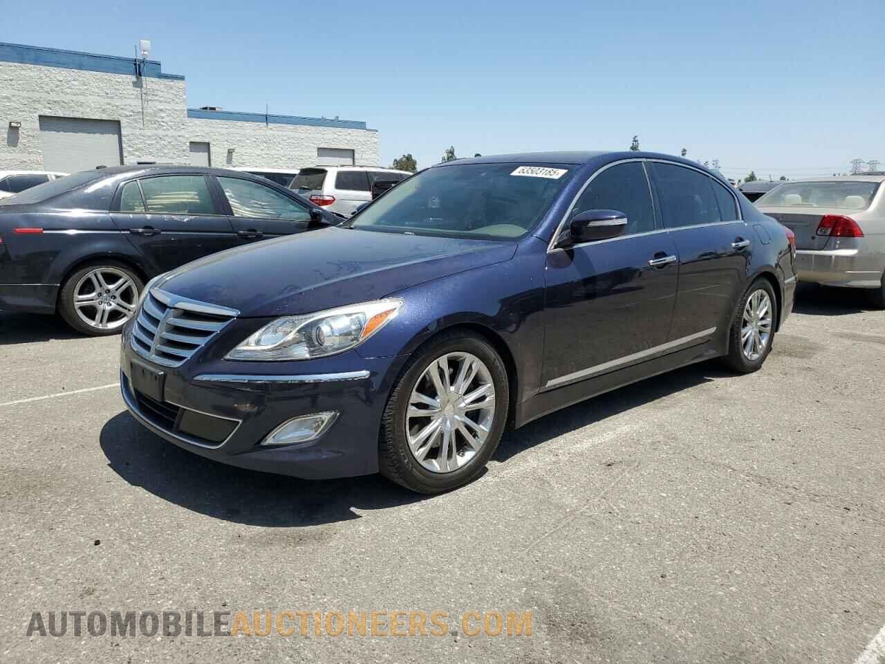 KMHGC4DF0CU167852 HYUNDAI GENESIS 2012