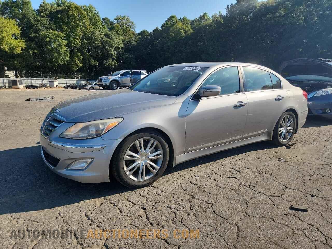 KMHGC4DF0CU173375 HYUNDAI GENESIS 2012