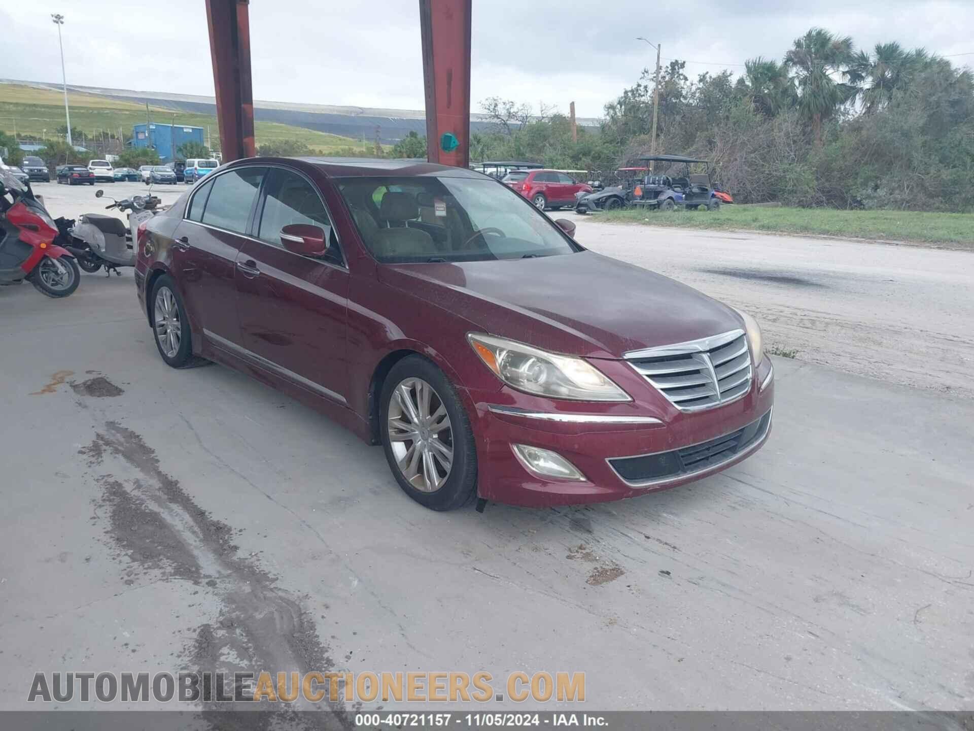 KMHGC4DF0CU178897 HYUNDAI GENESIS 2012