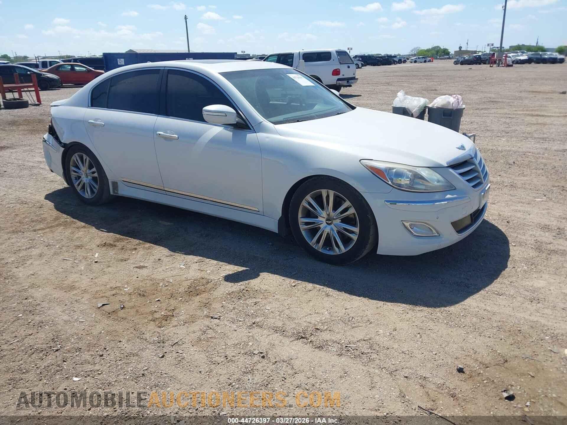 KMHGC4DF0CU189897 HYUNDAI GENESIS 2012