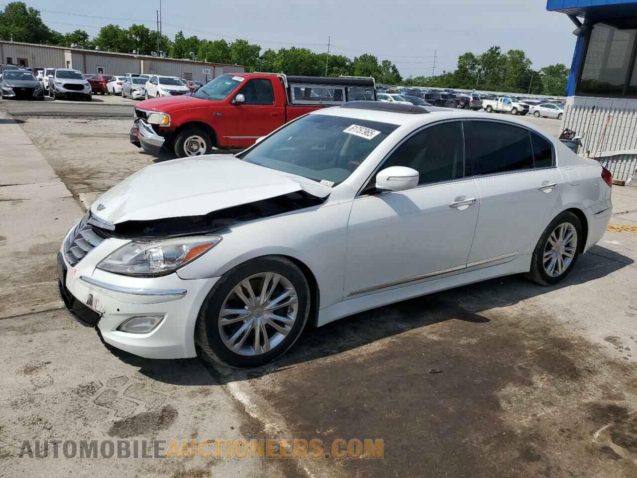 KMHGC4DF1CU158531 HYUNDAI GENESIS 2012