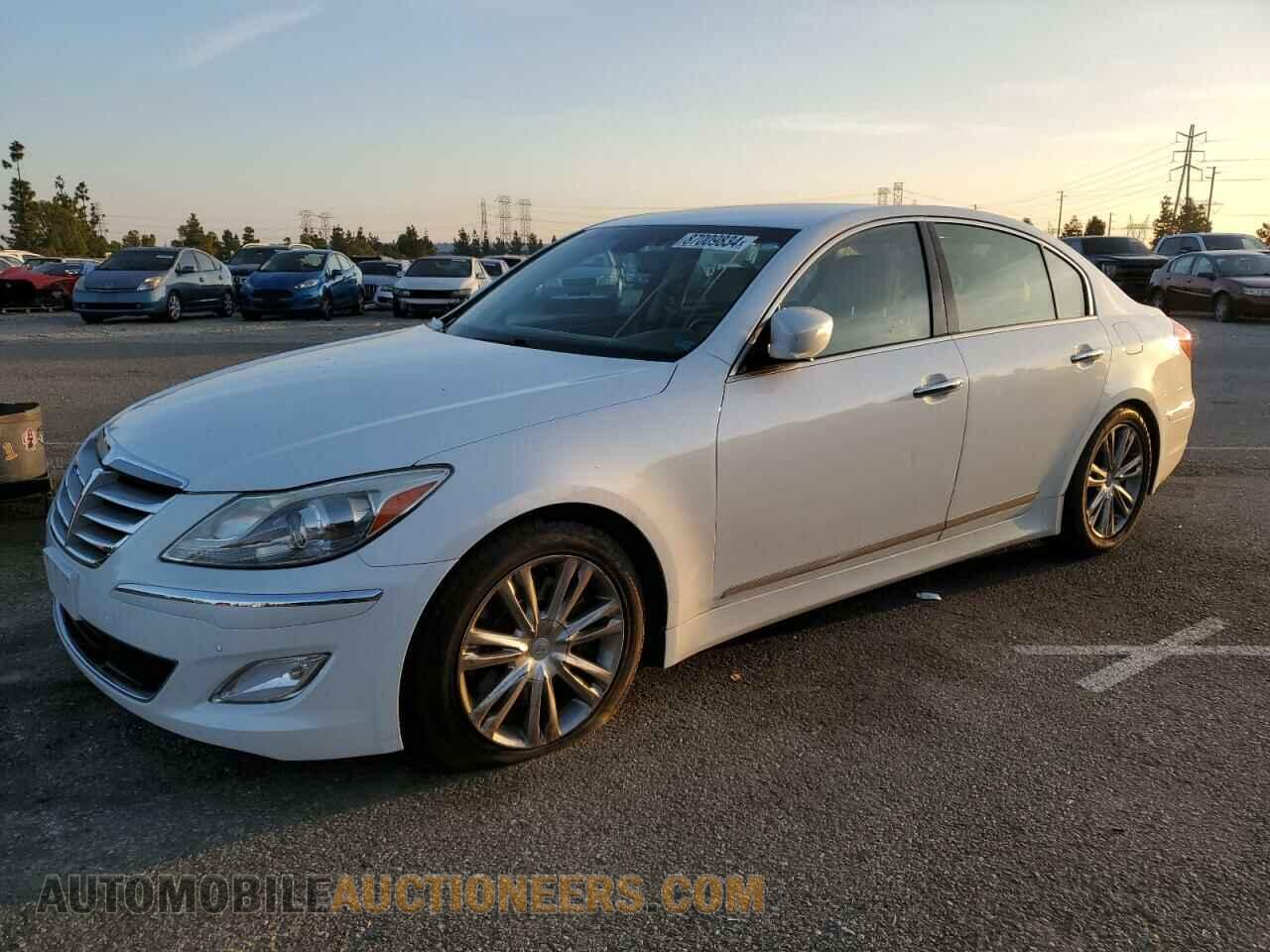 KMHGC4DF1CU166788 HYUNDAI GENESIS 2012