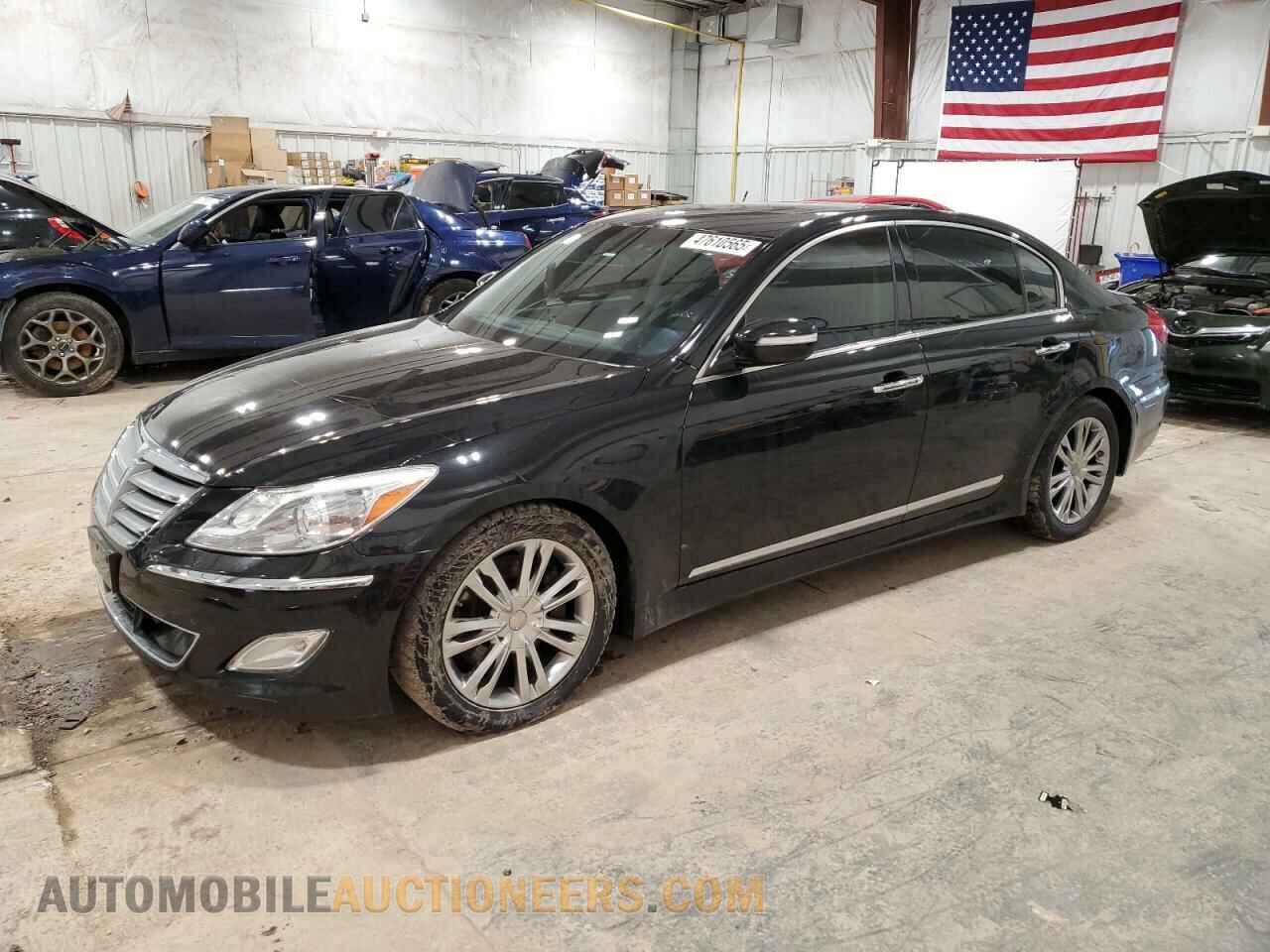 KMHGC4DF2CU171370 HYUNDAI GENESIS 2012