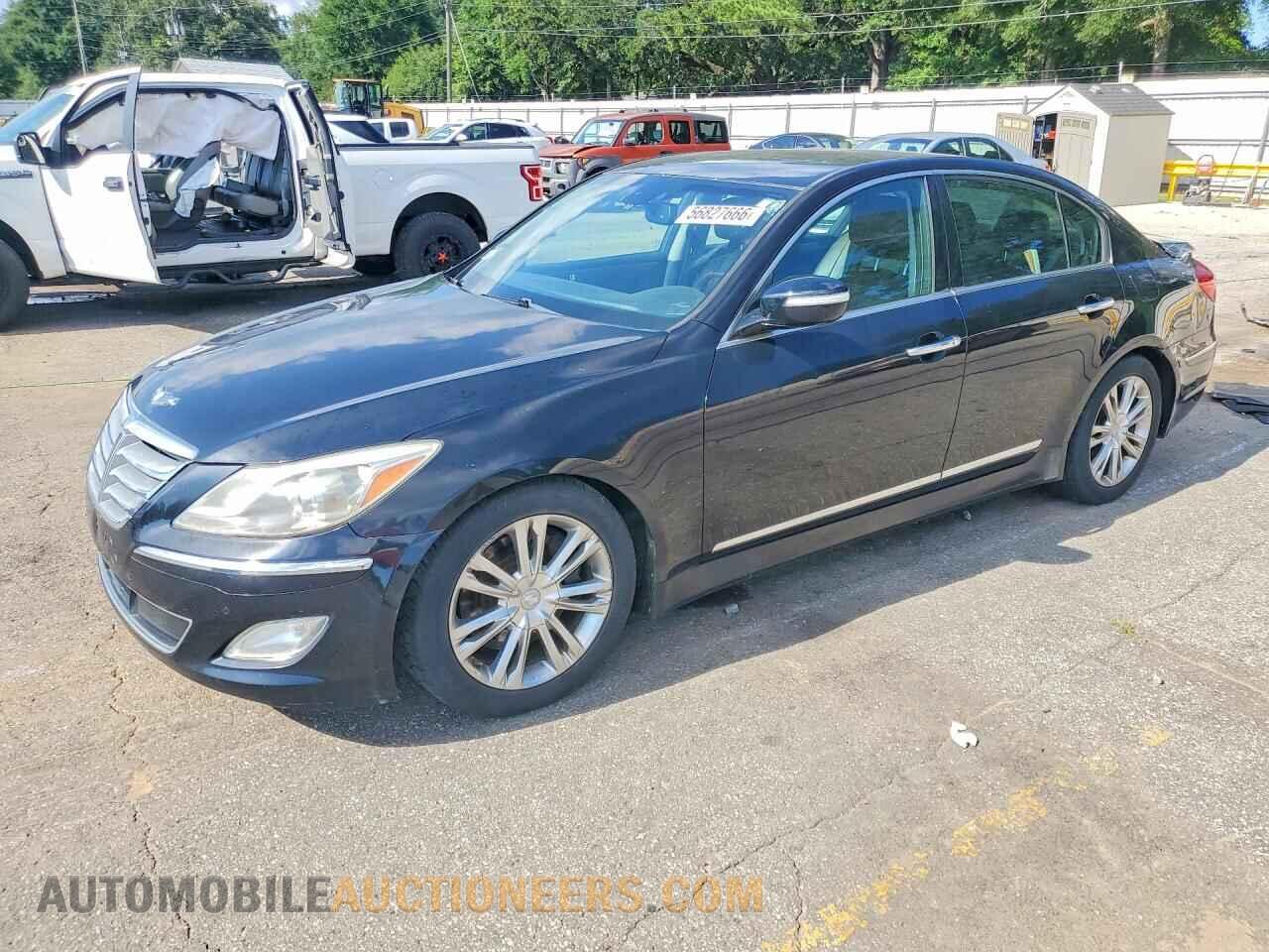 KMHGC4DF3CU173869 HYUNDAI GENESIS 2012