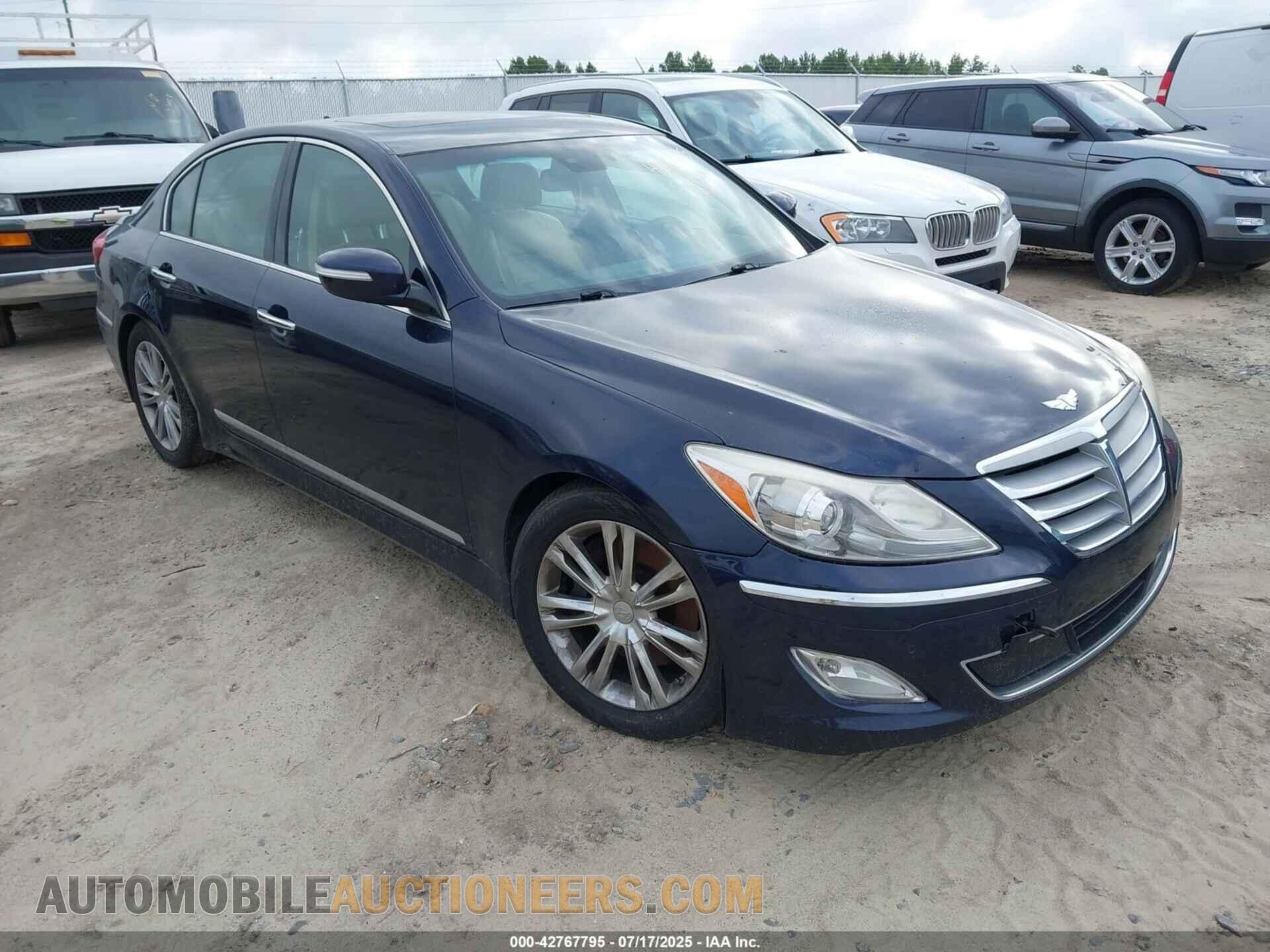 KMHGC4DF3CU175301 HYUNDAI GENESIS 2012