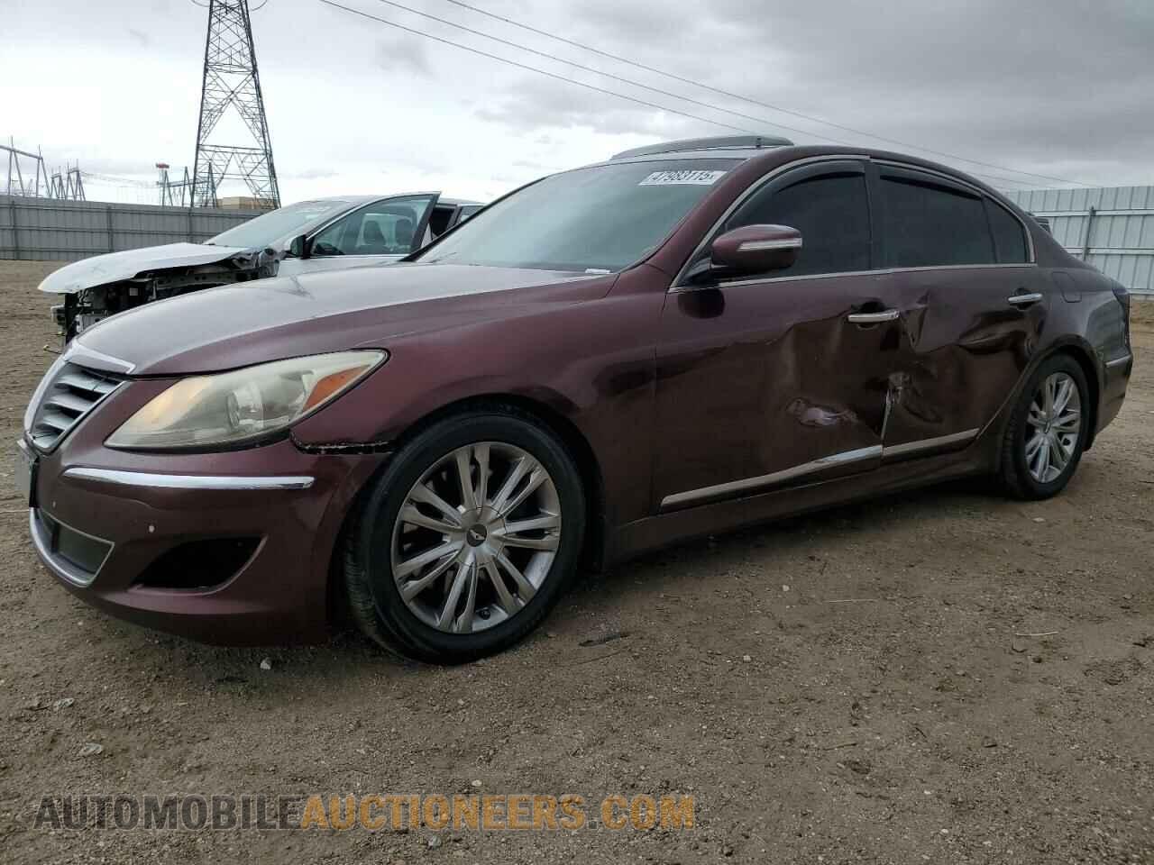 KMHGC4DF3CU175413 HYUNDAI GENESIS 2012