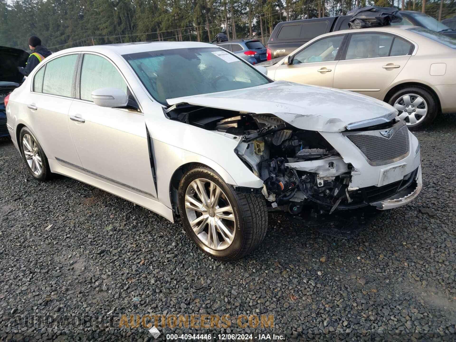 KMHGC4DF4CU163867 HYUNDAI GENESIS 2012