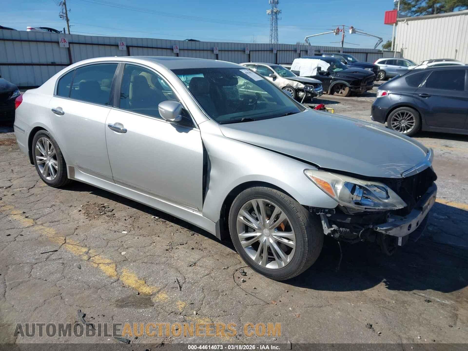 KMHGC4DF4CU182015 HYUNDAI GENESIS 2012