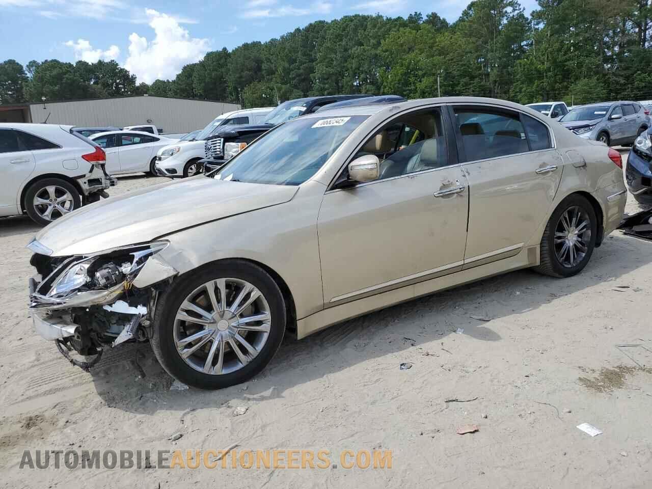 KMHGC4DF5CU177826 HYUNDAI GENESIS 2012