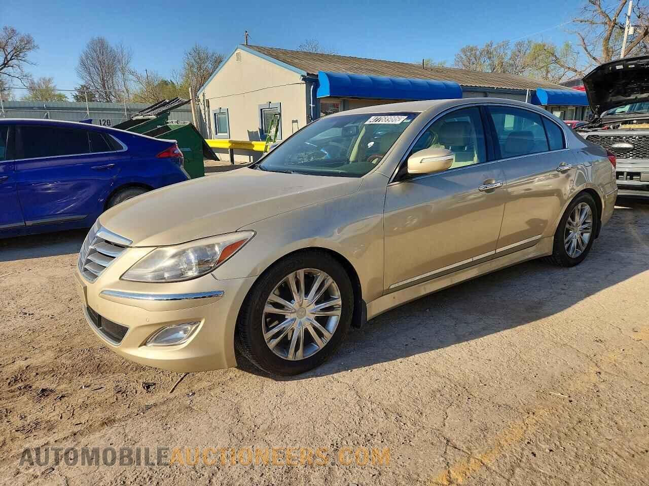 KMHGC4DF8CU171891 HYUNDAI GENESIS 2012