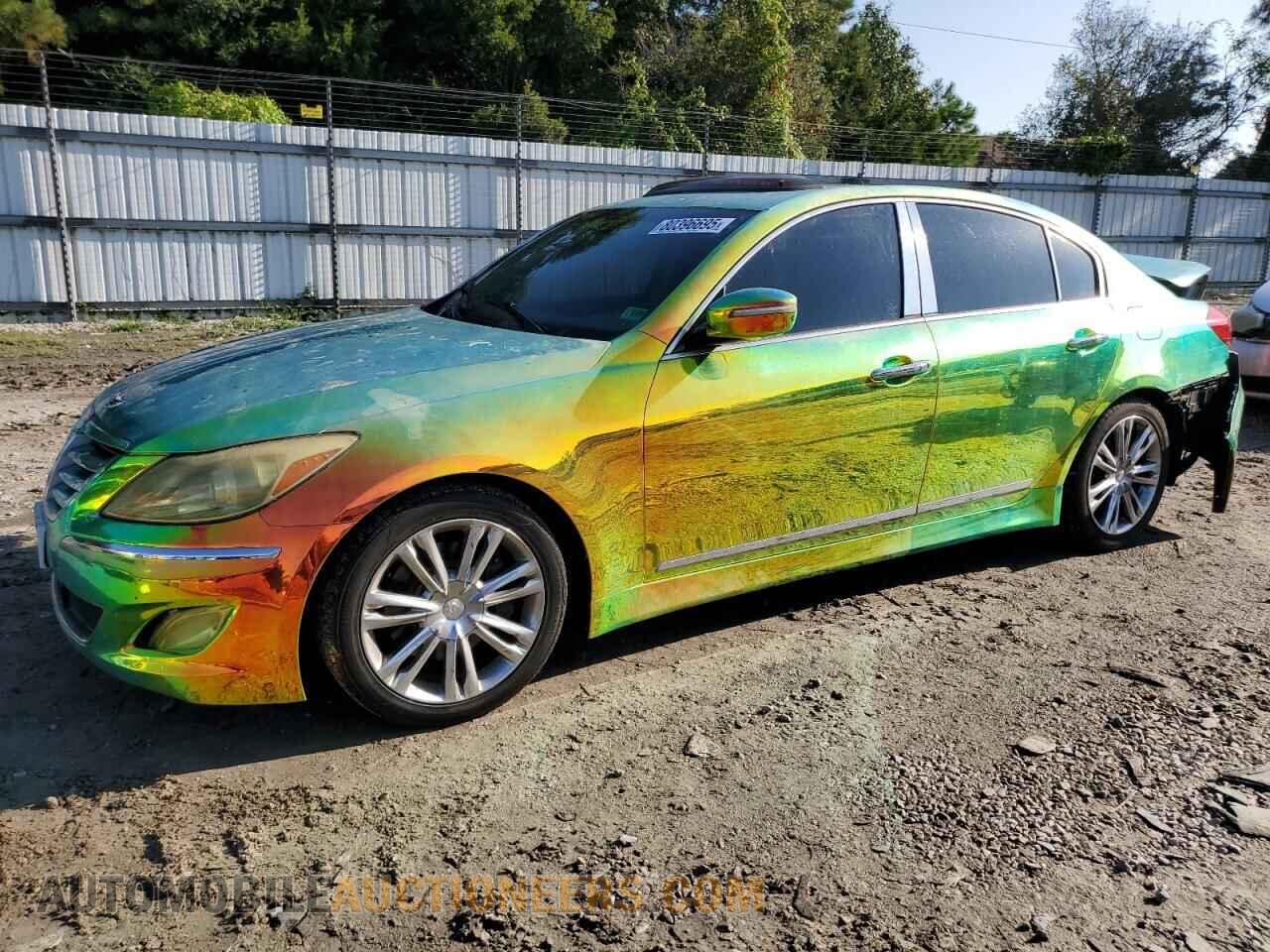 KMHGC4DF8CU179957 HYUNDAI GENESIS 2012