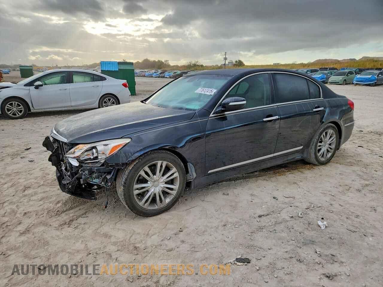 KMHGC4DF9CU208351 HYUNDAI GENESIS 2012