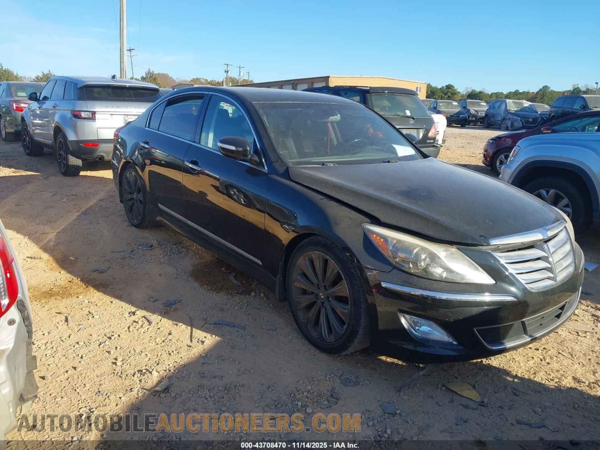 KMHGC4DH2CU200416 HYUNDAI GENESIS 2012
