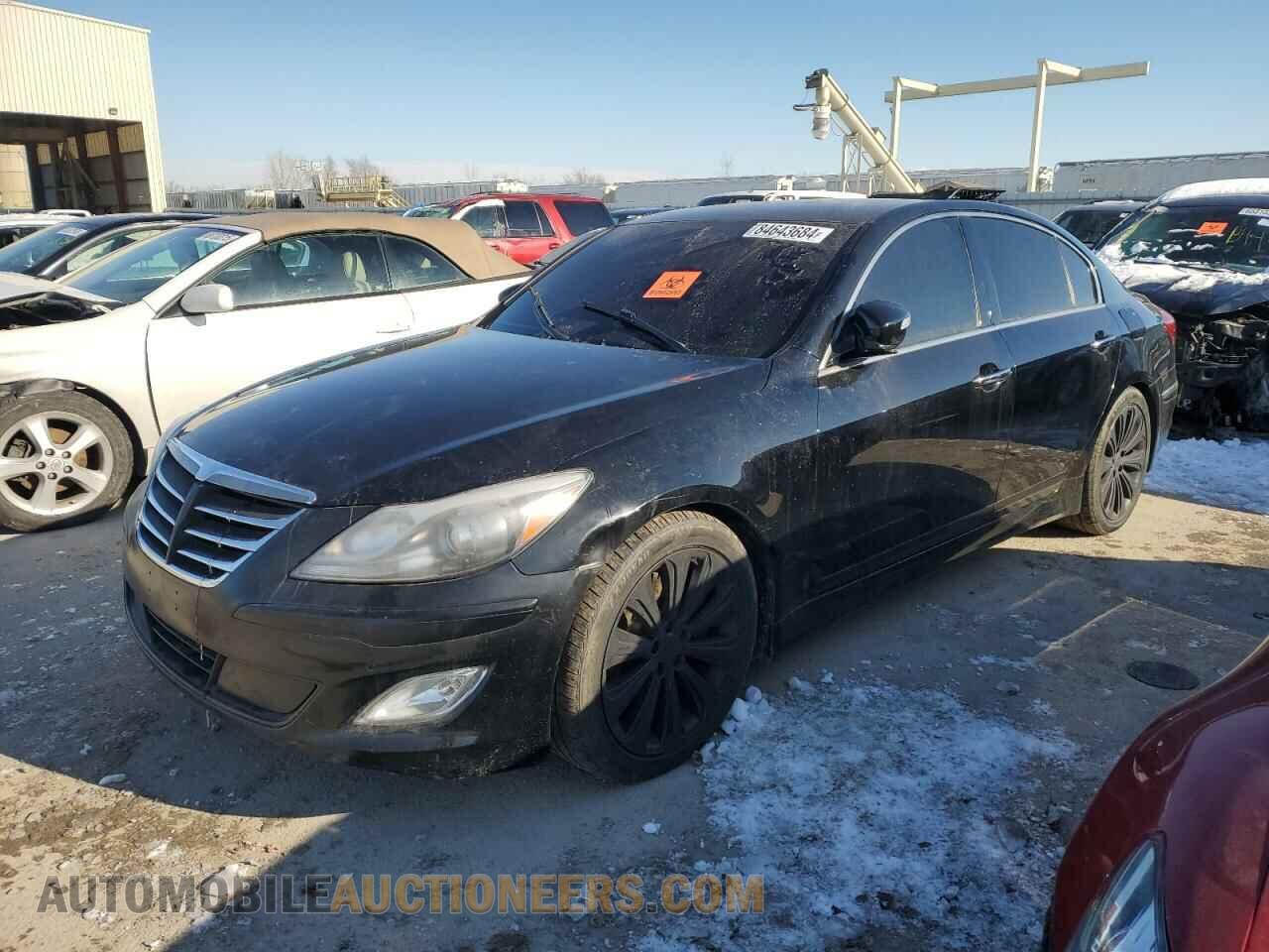 KMHGC4DH8CU187154 HYUNDAI GENESIS 2012