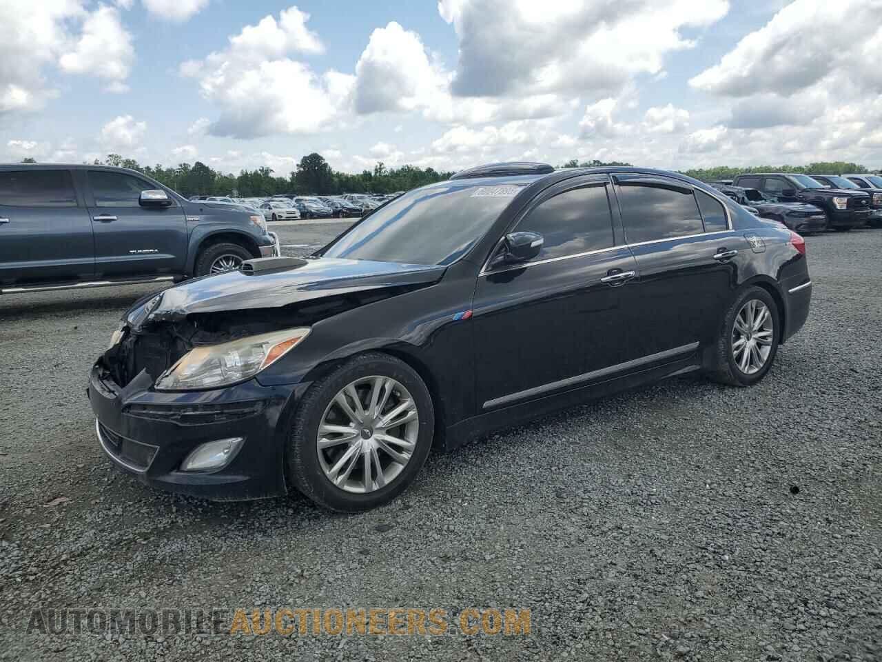 KMHGC4DH8CU201747 HYUNDAI GENESIS 2012