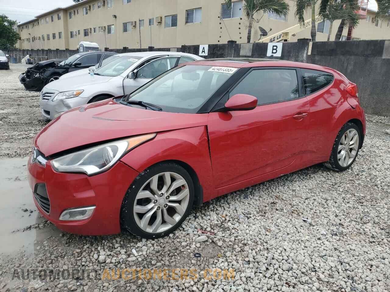 KMHTC6AD1CU064985 HYUNDAI VELOSTER 2012