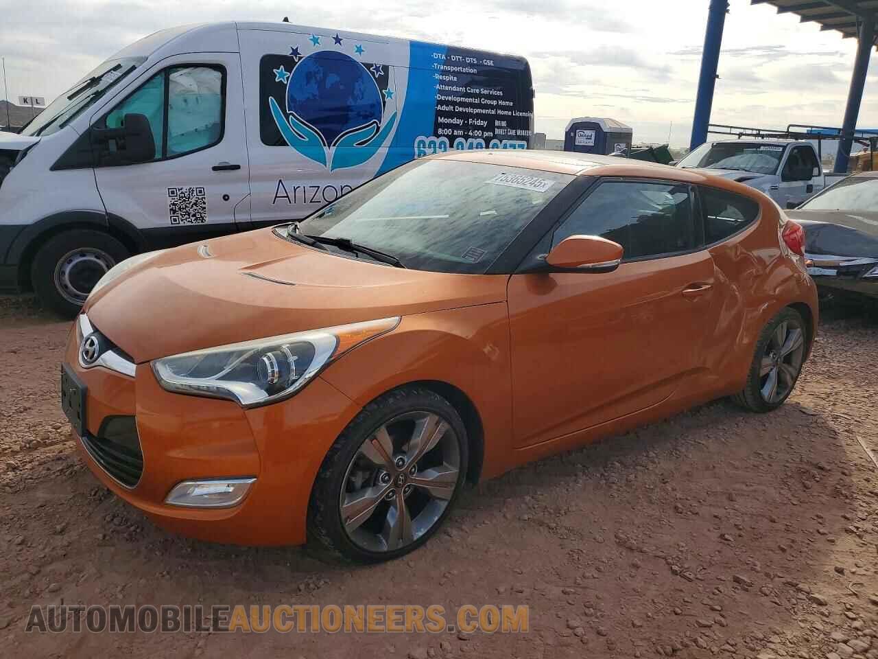 KMHTC6AD2EU195507 HYUNDAI VELOSTER 2014