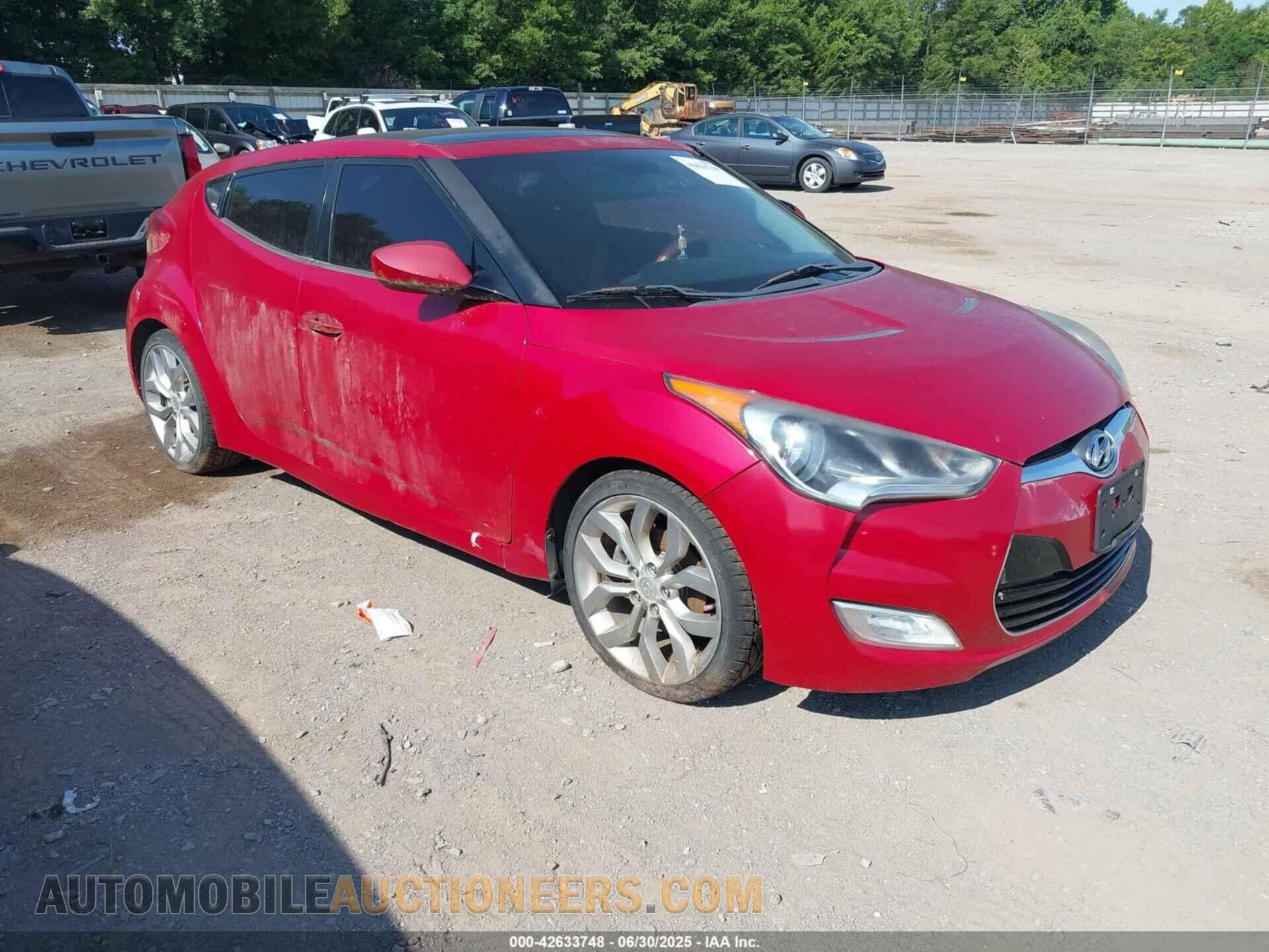 KMHTC6AD3CU032989 HYUNDAI VELOSTER 2012