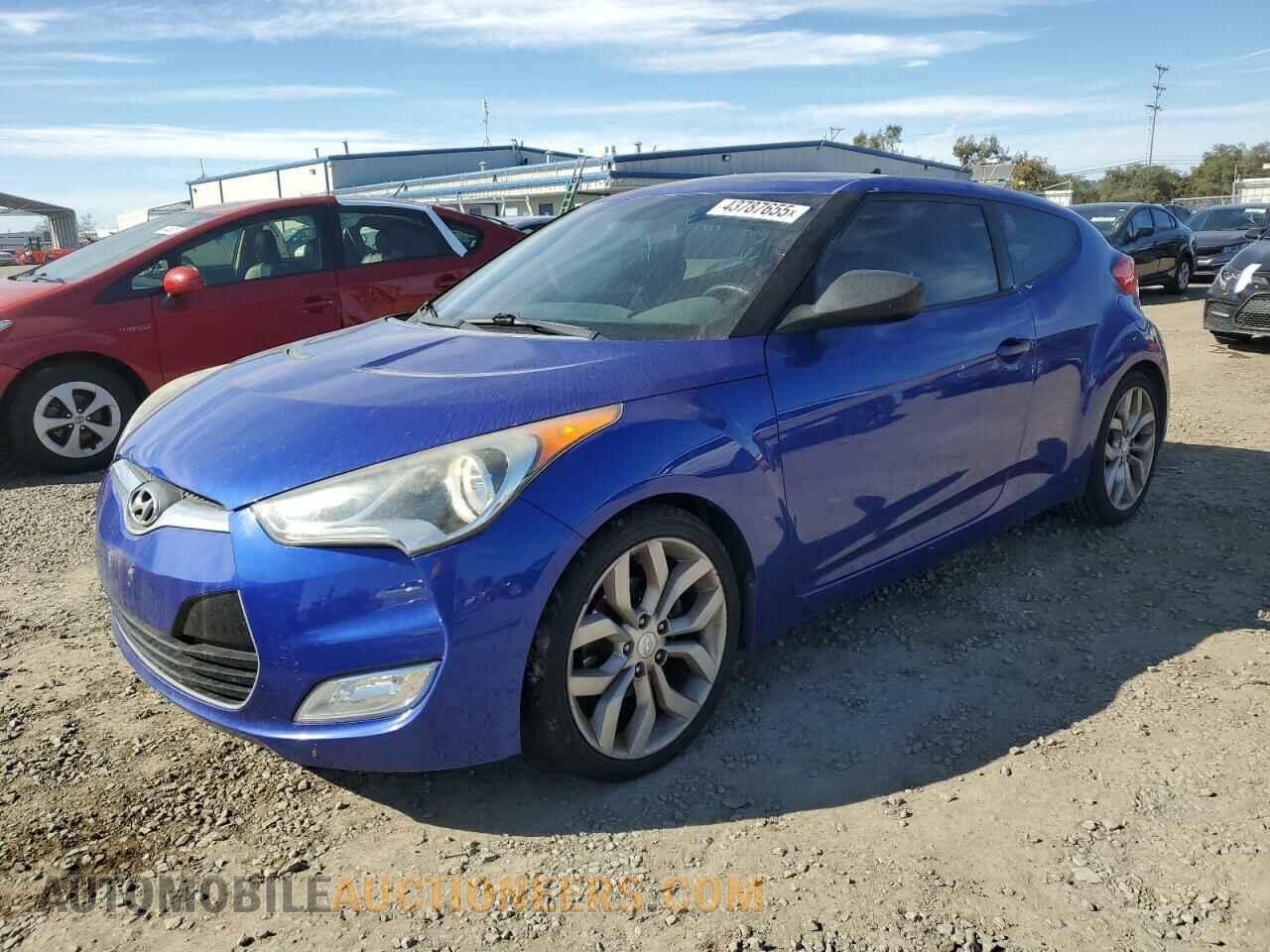 KMHTC6AD3CU046990 HYUNDAI VELOSTER 2012