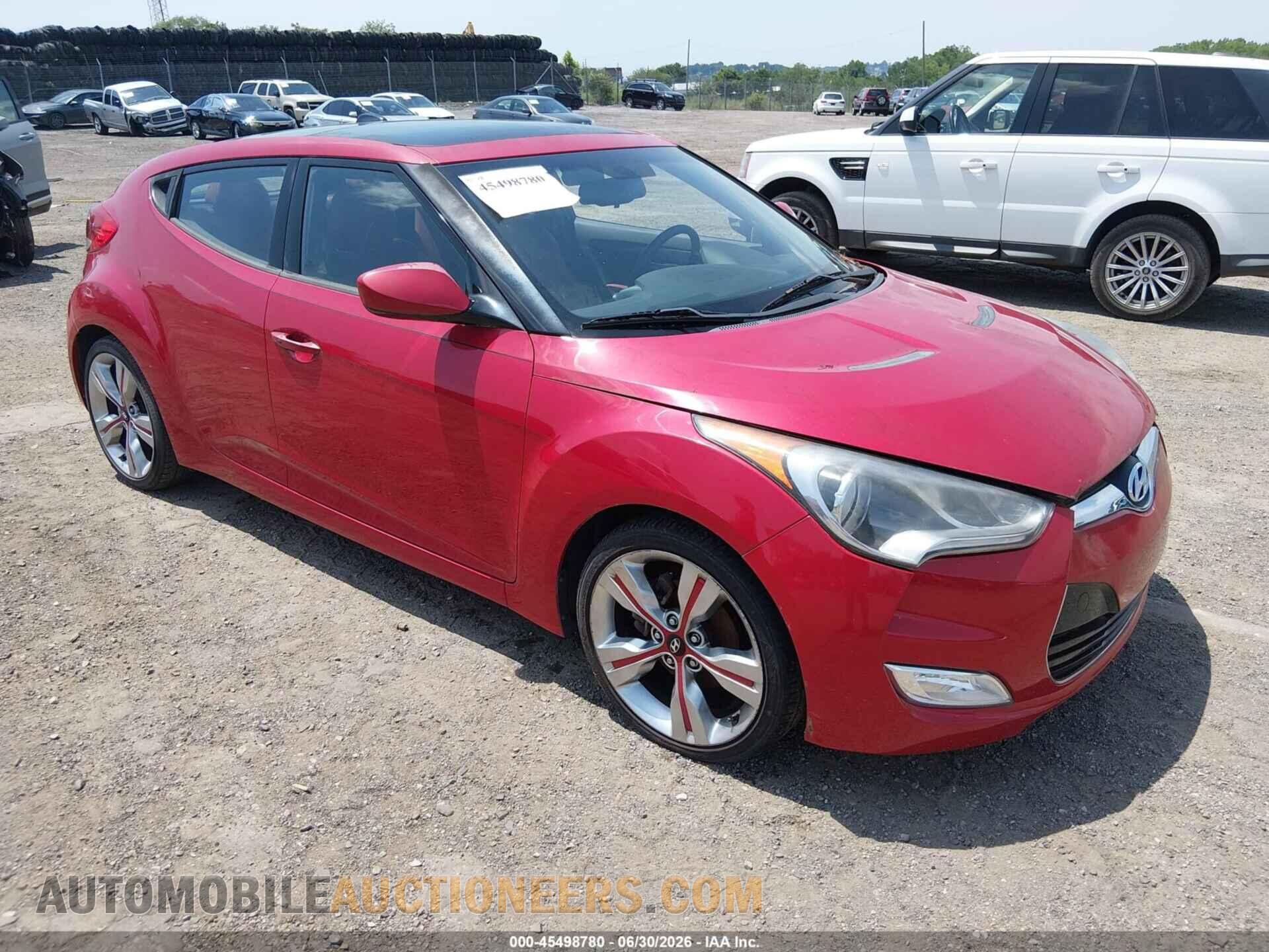 KMHTC6AD3CU049341 HYUNDAI VELOSTER 2012