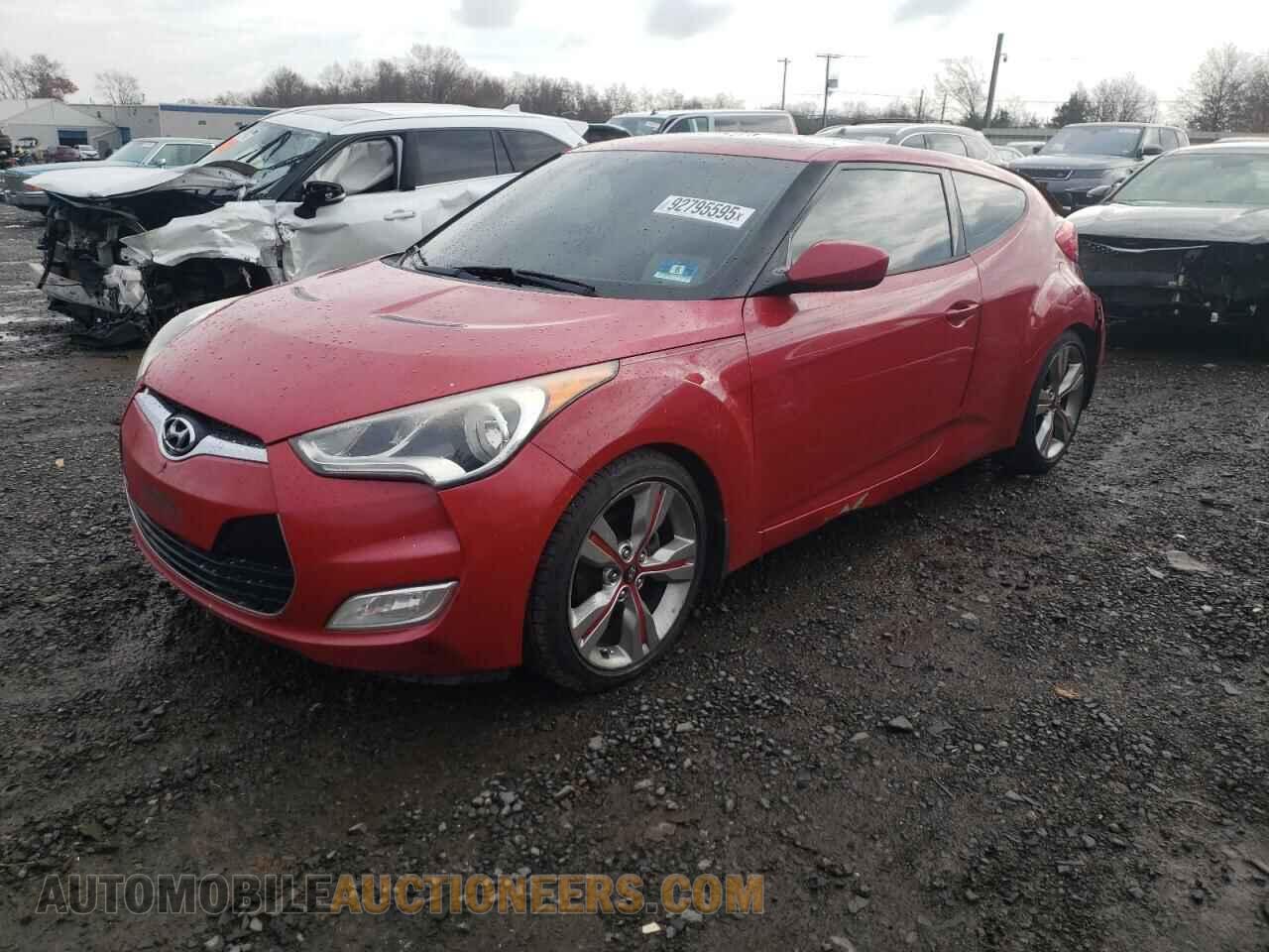KMHTC6AD7CU051593 HYUNDAI VELOSTER 2012