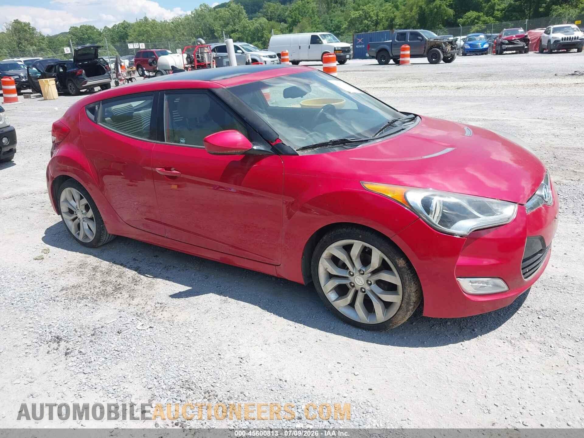 KMHTC6AD7CU069673 HYUNDAI VELOSTER 2012