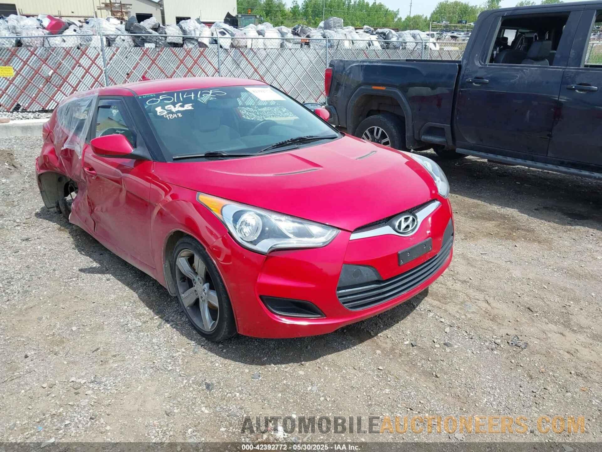 KMHTC6AD8CU019848 HYUNDAI VELOSTER 2012