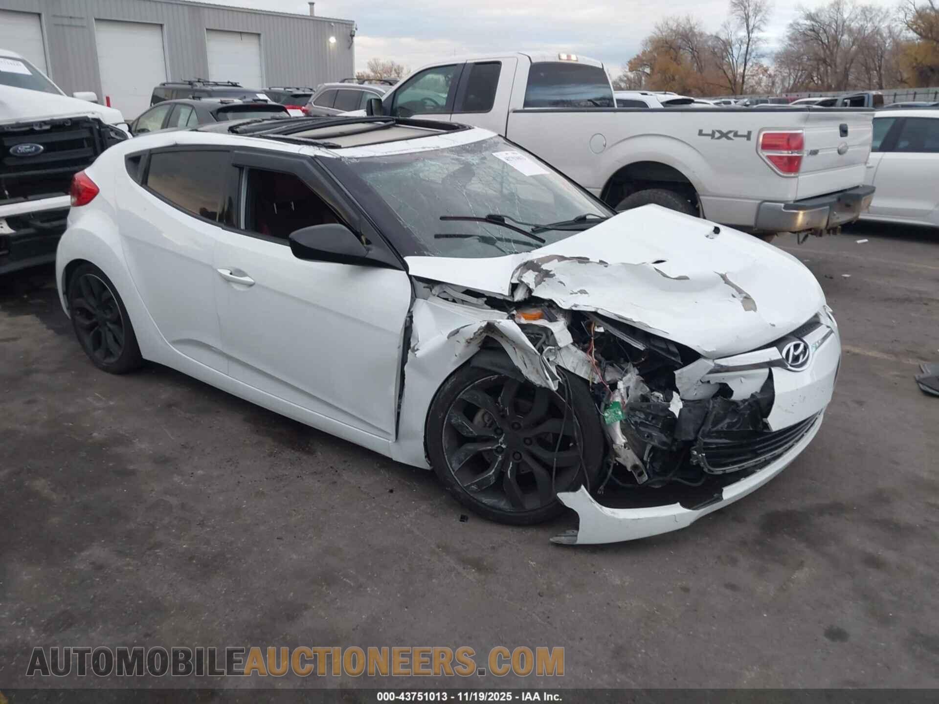 KMHTC6ADXCU024095 HYUNDAI VELOSTER 2012