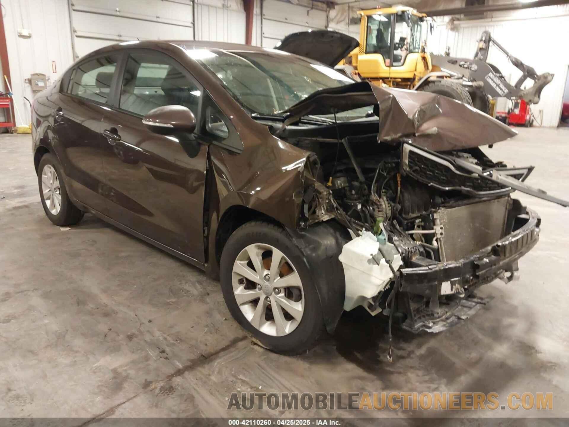 KNADN4A36D6130626 KIA RIO 2013