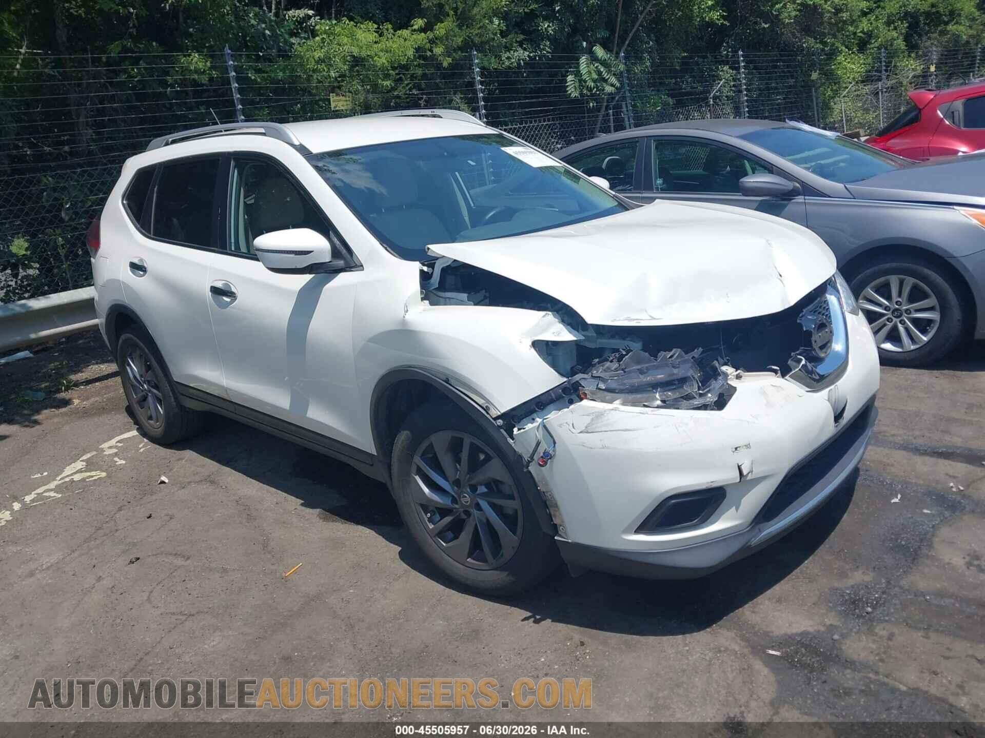 KNMAT2MT2GP605652 NISSAN ROGUE 2016