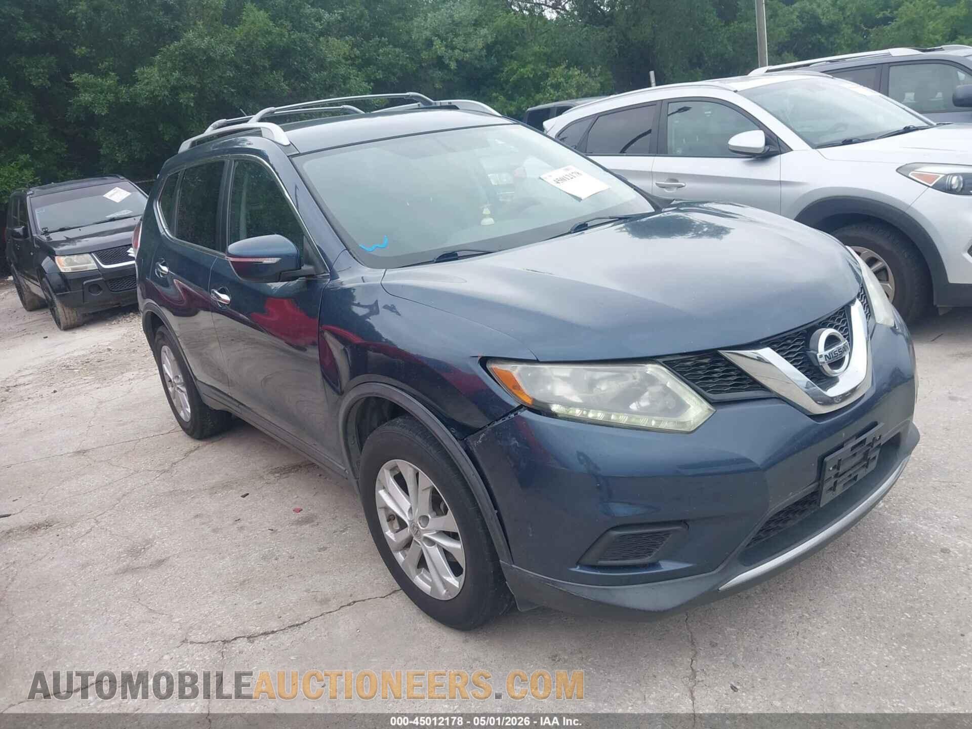 KNMAT2MT4FP522111 NISSAN ROGUE 2015