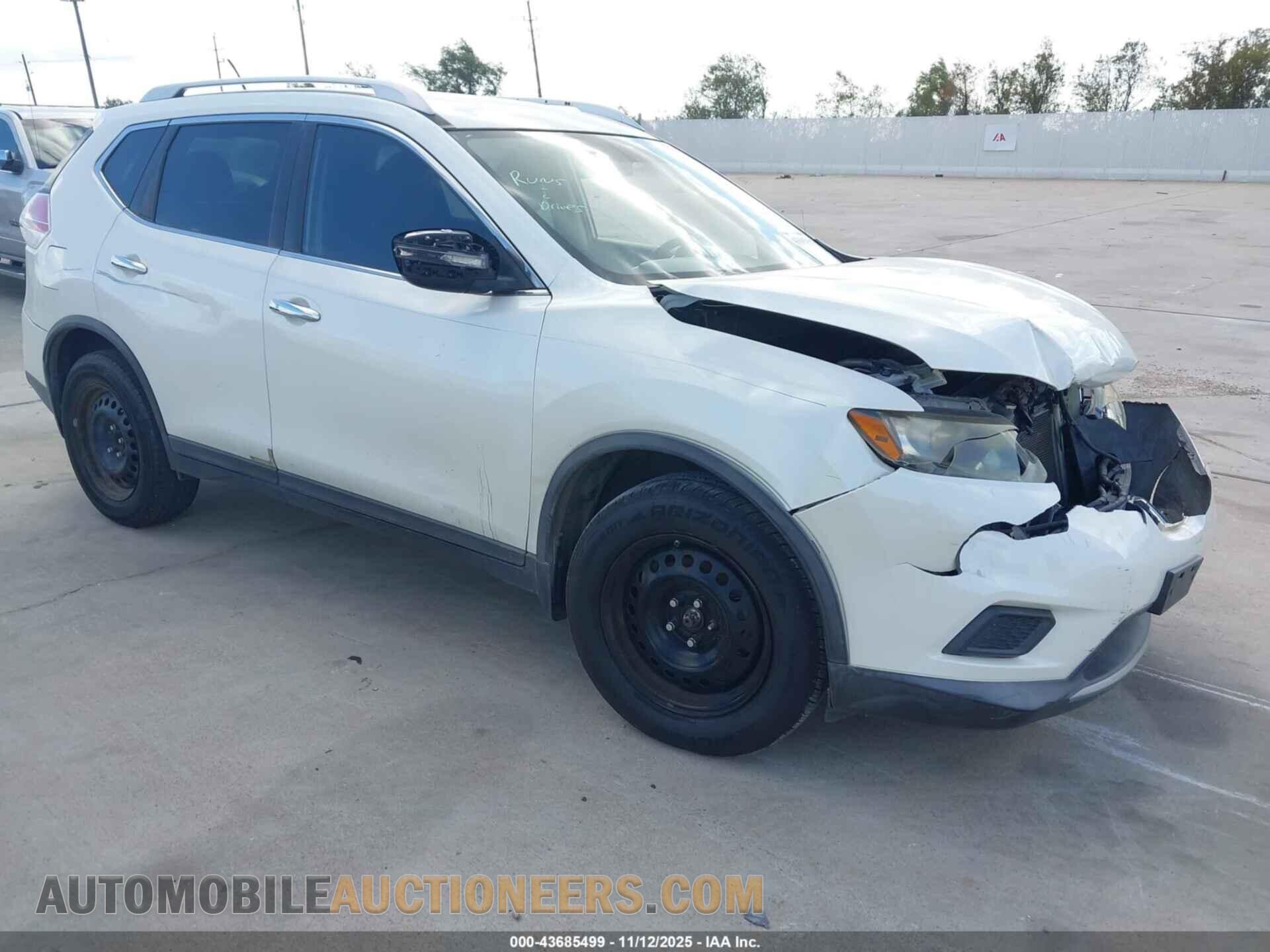 KNMAT2MT4FP556825 NISSAN ROGUE 2015