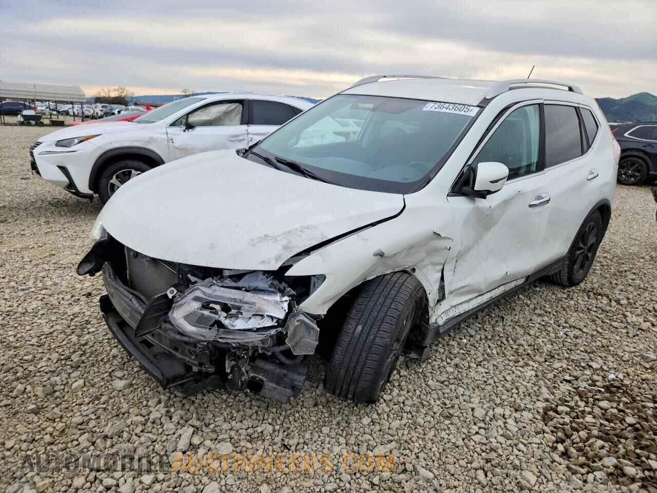 KNMAT2MT4GP647935 NISSAN ROGUE 2016