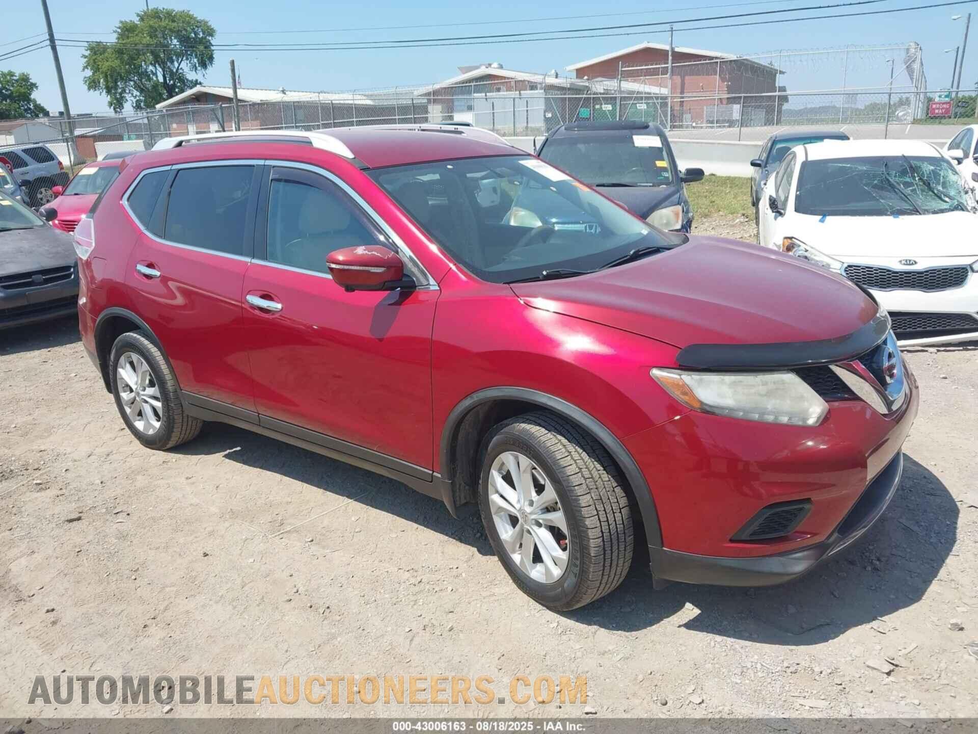 KNMAT2MT7FP510938 NISSAN ROGUE 2015