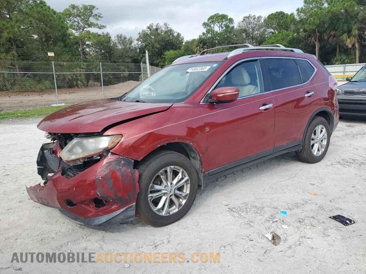 KNMAT2MT7FP569102 NISSAN ROGUE 2015