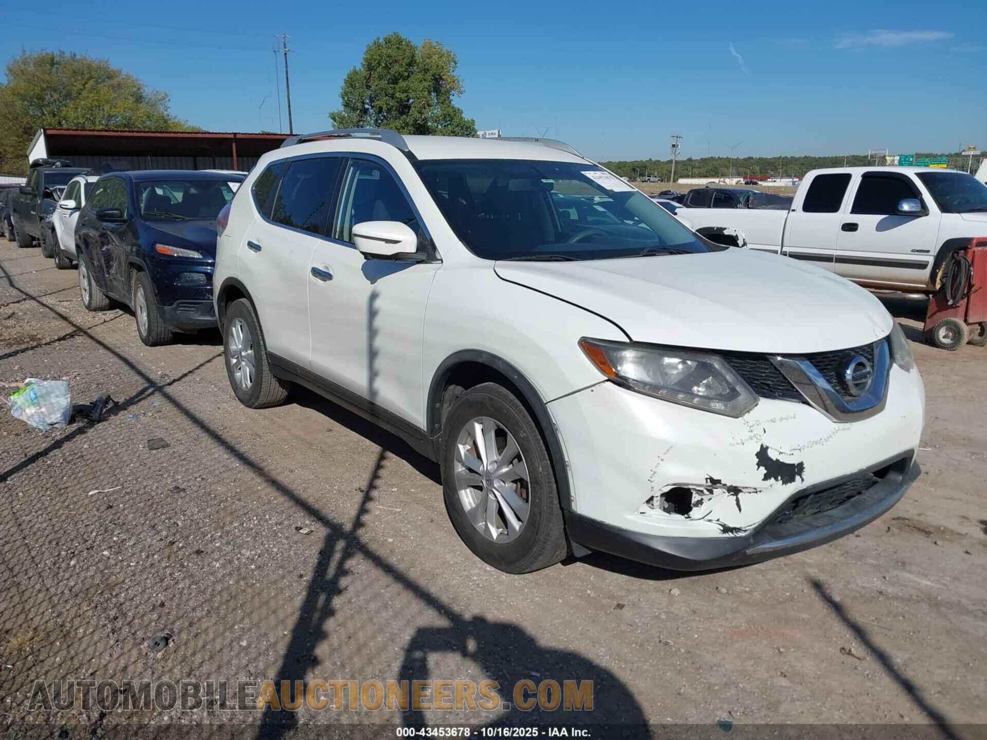 KNMAT2MT7GP593403 NISSAN ROGUE 2016