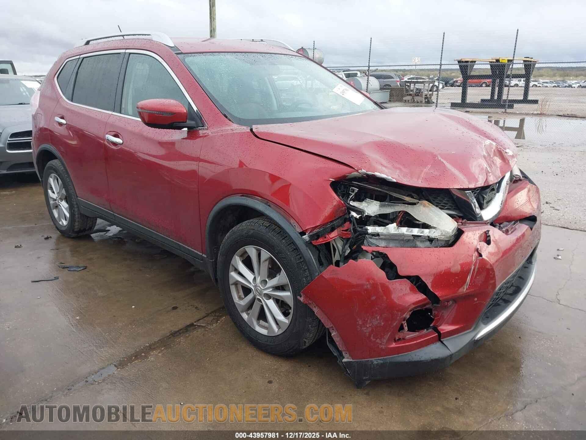 KNMAT2MT8GP623721 NISSAN ROGUE 2016