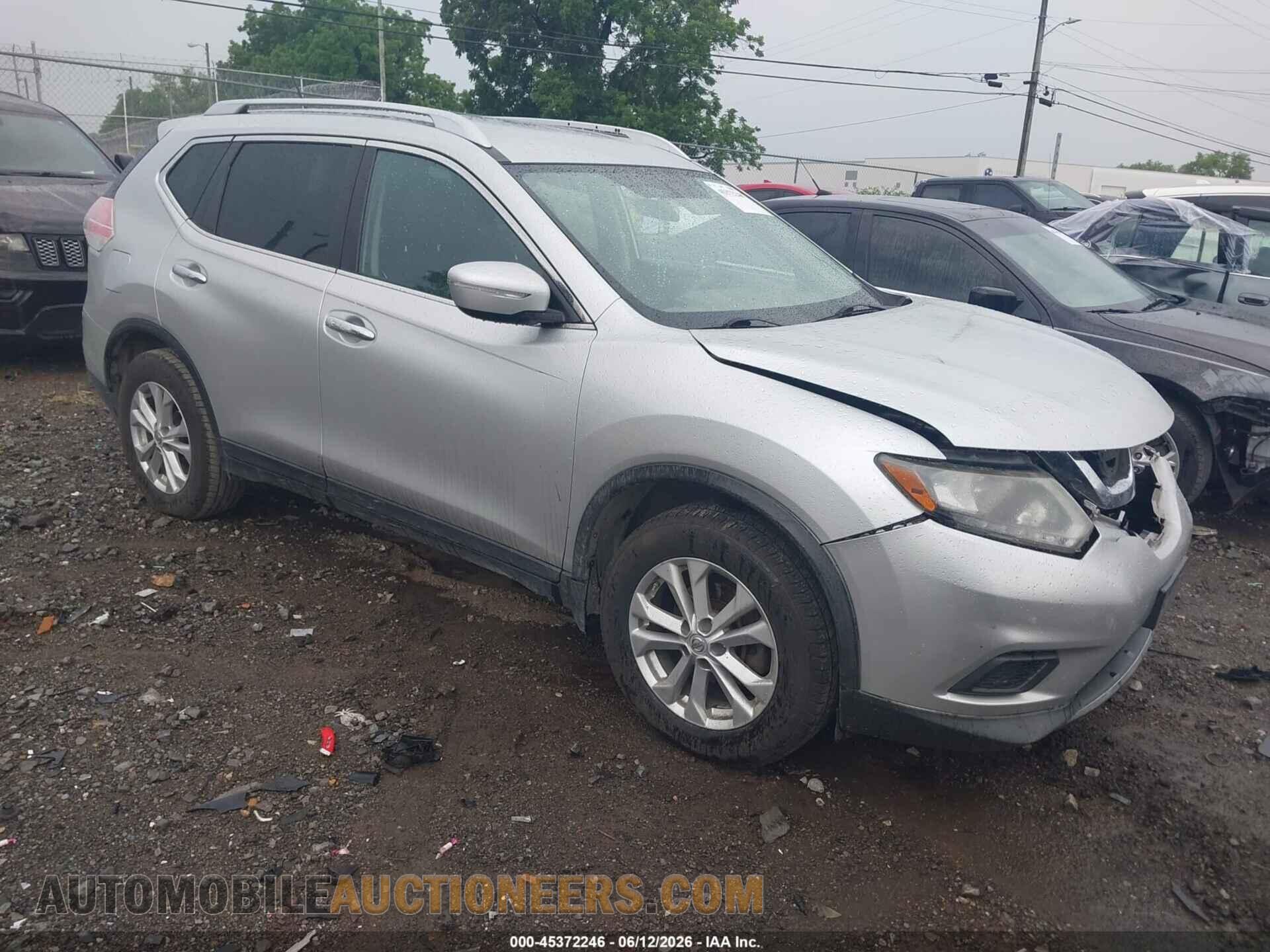 KNMAT2MT9FP511122 NISSAN ROGUE 2015