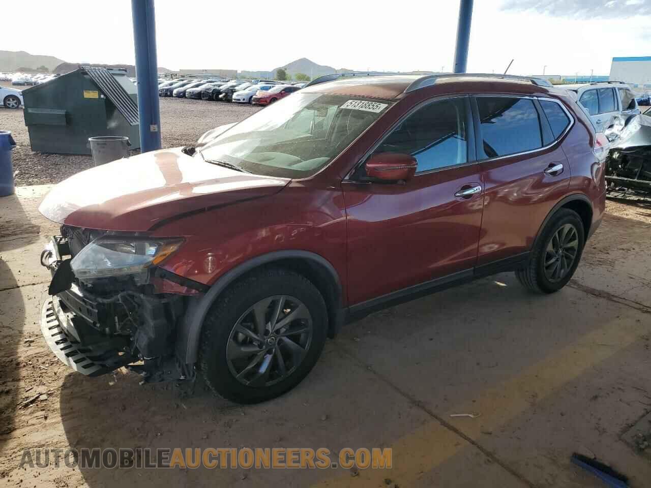 KNMAT2MT9GP708518 NISSAN ROGUE 2016
