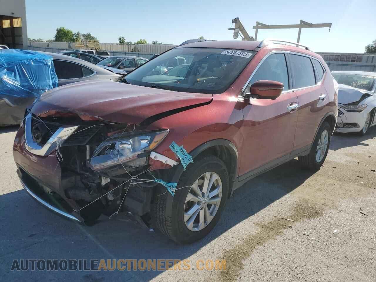 KNMAT2MV1GP647232 NISSAN ROGUE 2016