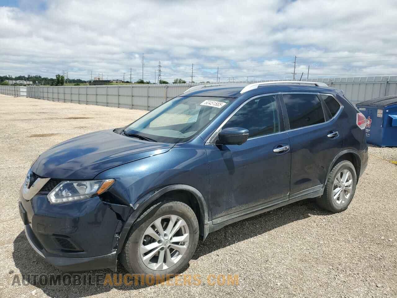 KNMAT2MV2GP633193 NISSAN ROGUE 2016