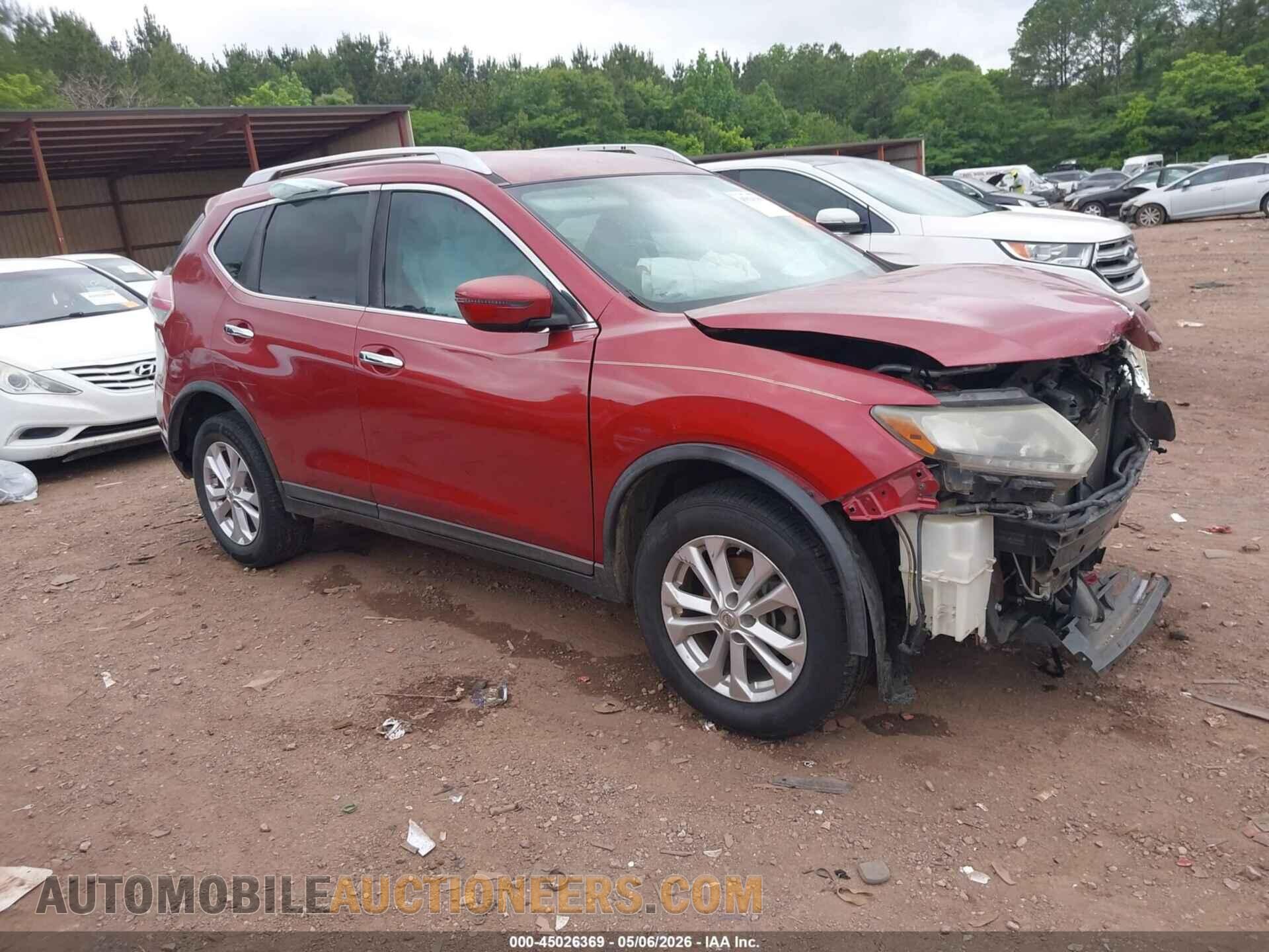 KNMAT2MV3GP636734 NISSAN ROGUE 2016